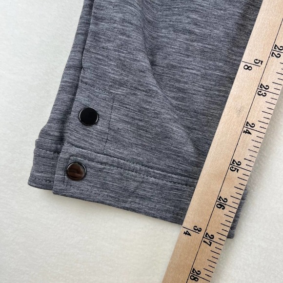 White House Black Market Zip front gray Jumpsuit size‎ 2 - Picture 9 of 12